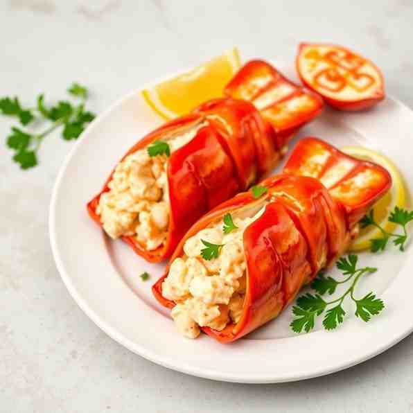 New England Style Crab-Stuffed Lobster Tails - Easy Oven Recipe